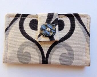 Business Card Holder Card Wallet Card Case Fabric Business Card Holder Travel Card Holder Purse Organizer ID Holder Credit Card Holder Gift