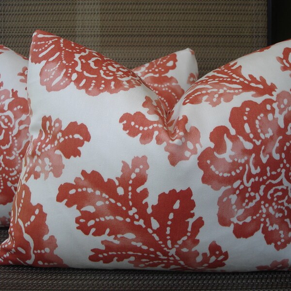Coral Pillow Case Etsy