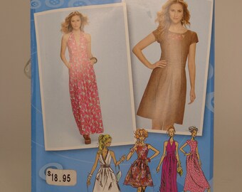 Dress Pattern Womens Cummerbund Pattern Simplicity 1610 Size 4 to 12 Uncut Pattern FF Clothing Pattern Womens Pattern Free Shipping