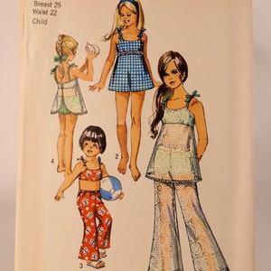 Mädchen Badeanzug Schnittmuster Mädchen Schlaghose Schnittmuster Einfach 8813 Mädchen Größe 6 Vintage Kleidung Schnittmuster Kostenloser Versand