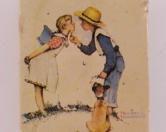 Norman Rockwell Playing Cards Spring Playing Cards One Deck Unopened Deck Playing Cards Vintage Playing Cards Free Shipping