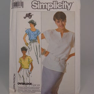 Womens Top Pattern Top Pattern Simplicity 8084 Size 8-10-12 Some Pieces Cut To Size 12 Clothing Pattern Easy To Sew Plz Read Description