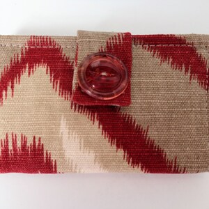 Tarjetero Tarjetero Monedero Tarjetero Tarjetero de viaje Estuche para tarjetas Tarjetero rojo Tarjetero de identificación Monedero Organizador Regalo