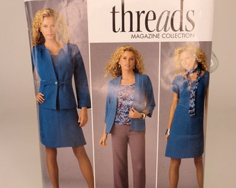 Womens Dress Pattern Top Pattern Pants Pattern Jacket Pattern Scarf Pattern Knit Cardigan Pattern Simplicity 2474 Size 20W-28W Free Shipping