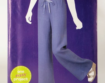 Womens Pants Pattern Pull-On Pants Pattern Simplicity 2012 Size 8-18 Uncut Pattern FF Easy To Sew Pattern Clothing Pattern Free Shipping