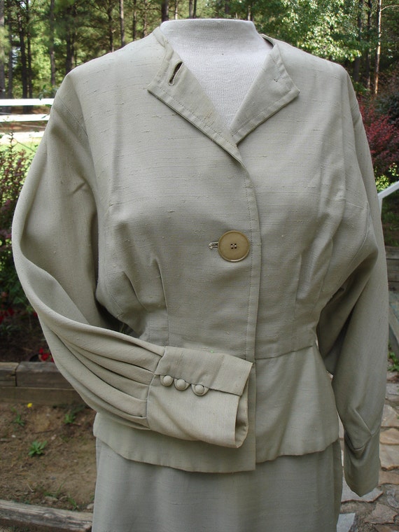 Vintage Womens Suit 2 Piece Suit 1950's Womans Sui