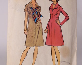 Dress Pattern Simplicity 5969 Size 12 1/2 Cut Clothing Pattern Womens Pattern Vintage Sewing Free Shipping