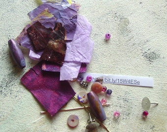 Lavender kit DIY earrings in summer colors