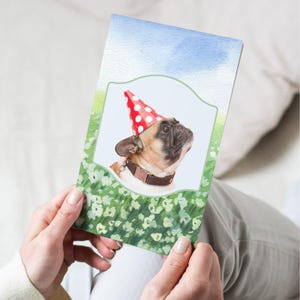 Personalisierte Foto-Grußkarte Benutzerdefiniertes Bild Dankeskarte Benutzerdefinierte Haustier-Fotokarte zum Muttertag, Geburtstag, Jahrestag, Familienandenken