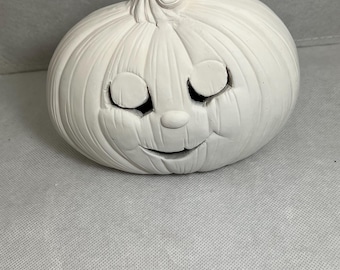 pumkin bisque 6x5 lamp ready to paint