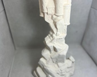 castle unpainted bisque 13x6