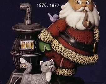 Santa and stove bisque ready to pint bisque