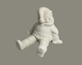 Sitting santa clause bisque ready to paint