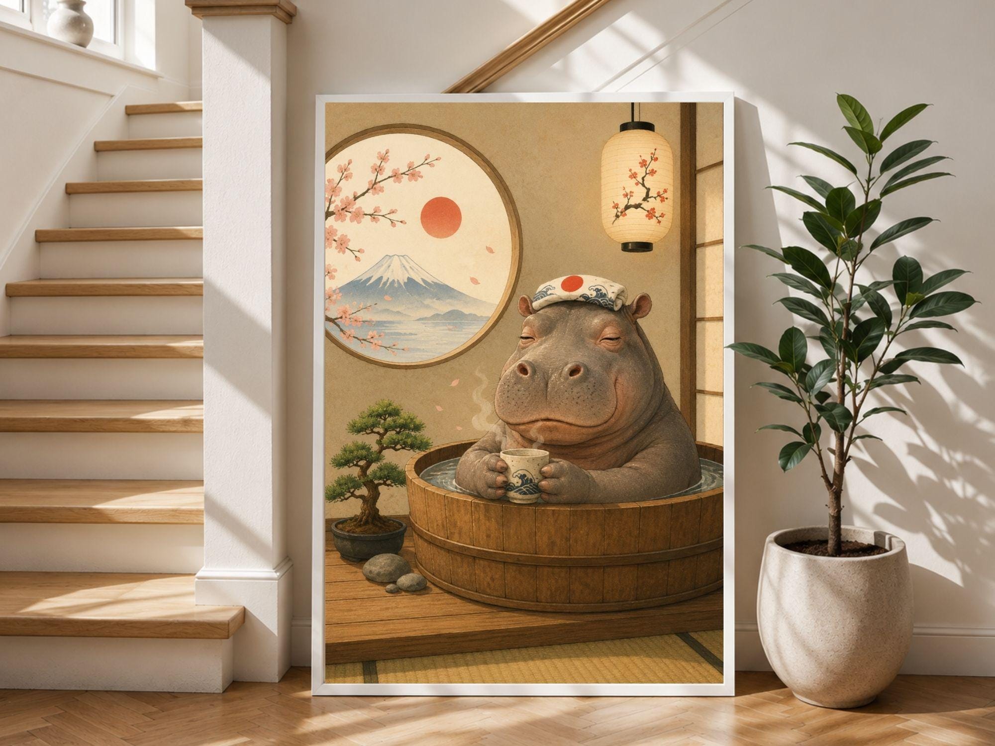 Japan Hippo - Etsy