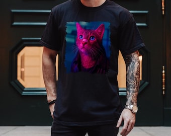 Bladerunner 2049 Cat Ryan Gosling T-shirt, Funny Cat Shirt, Cyberpunk, Unisex Tee, Edgerunners, Literally Me Meme, Futuristic, Sci-fi, Retro