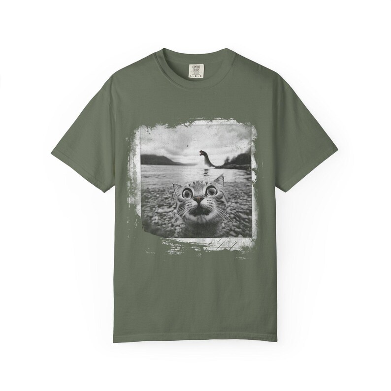 Found Footage Selfie Cat Loch Ness Monster Shirt, Selfie Cat Halloween Line, Cat lover Shirt, Loch Ness Monster Shirt, Halloween Horror Gift image 5