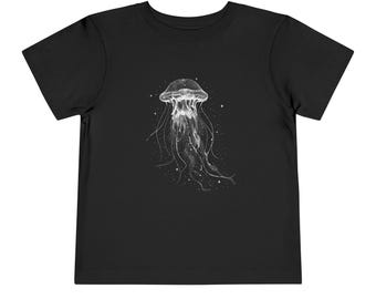 Maglietta a maniche corte per bambini con illustrazione di meduse.