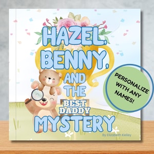 Personalized Father&#39;s Day Book, Bear-Themed Hardcover Children&#39;s Baby Toddler Story