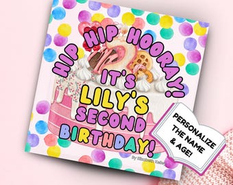 Personalized Pink Children’s Book for Toddler Girls: Custom Name Story for Baby