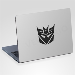 Calcomanía de vinilo Decepticon Transformer Robot Divertido Pegatina para PC Tableta Portátil Macbook