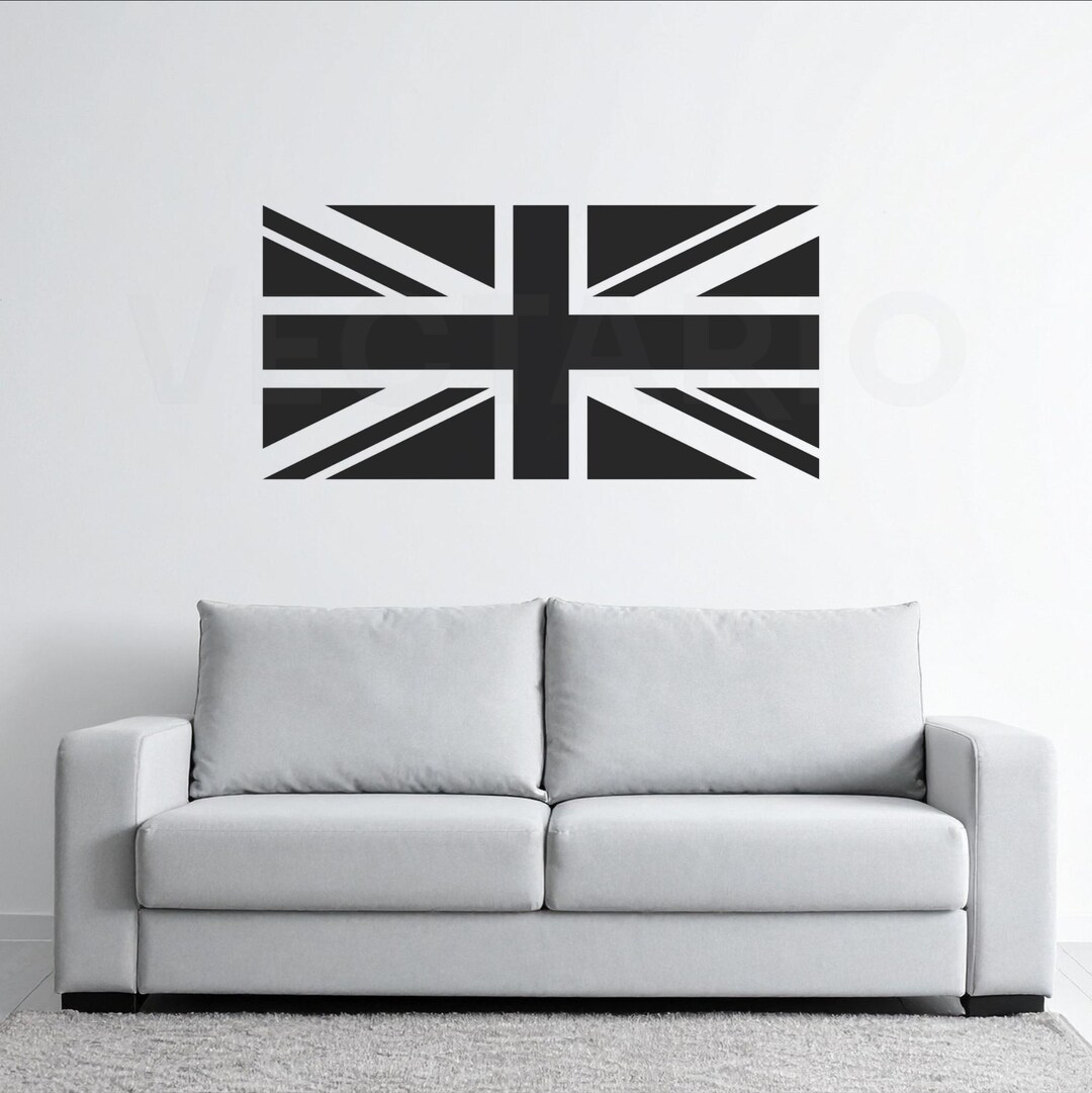 Union Jack Decal UK Flag Vinyl Sticker British Flag Wall Art Home Decor ...