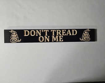 Don't Tread on Me Metal Wall Art Garage Decor Man Cave His Birthday ...