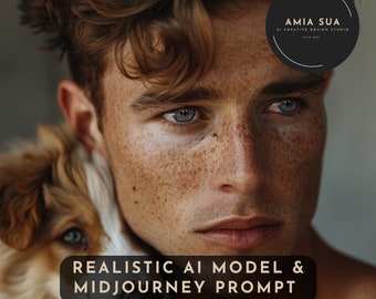 Custom AI Model Photo: Realistic Guy Portrait (Digital Picture)