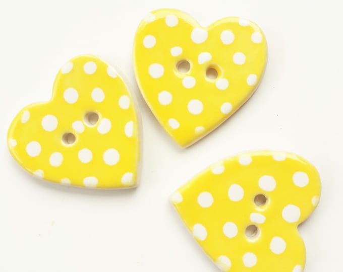 Ceramic Buttons Clay Etsy