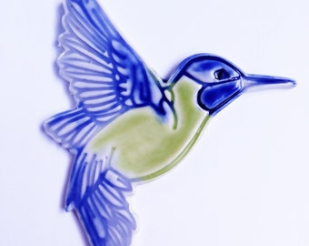 ceramic hummingbird tile fantastic for mosaics and other craft projects