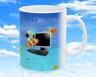 Frutiger Aero Y2K Nostalgia Mug