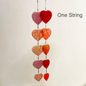 Stained Glass Heart Strings for Customized Gifts, Suncatchers, Mobiles ...