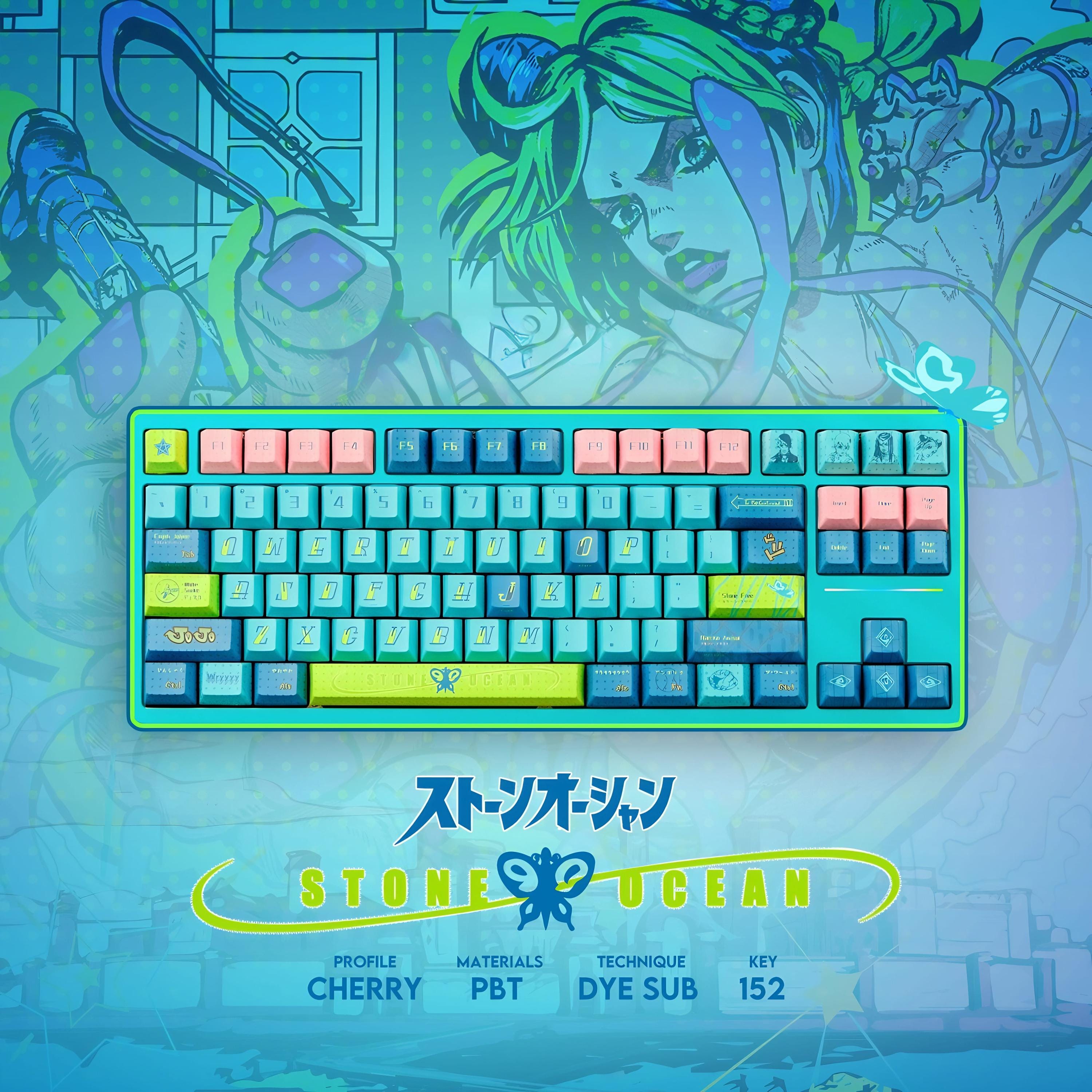 JOJO 　ジョジョ　第三部 　 中国限定 　PC キーボード　キーキャップ JOJO ジョジョ 第三部 中国限定 PC キーボード キーキャップ