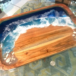 Gulf Coast inspired Acacia Serving Tray