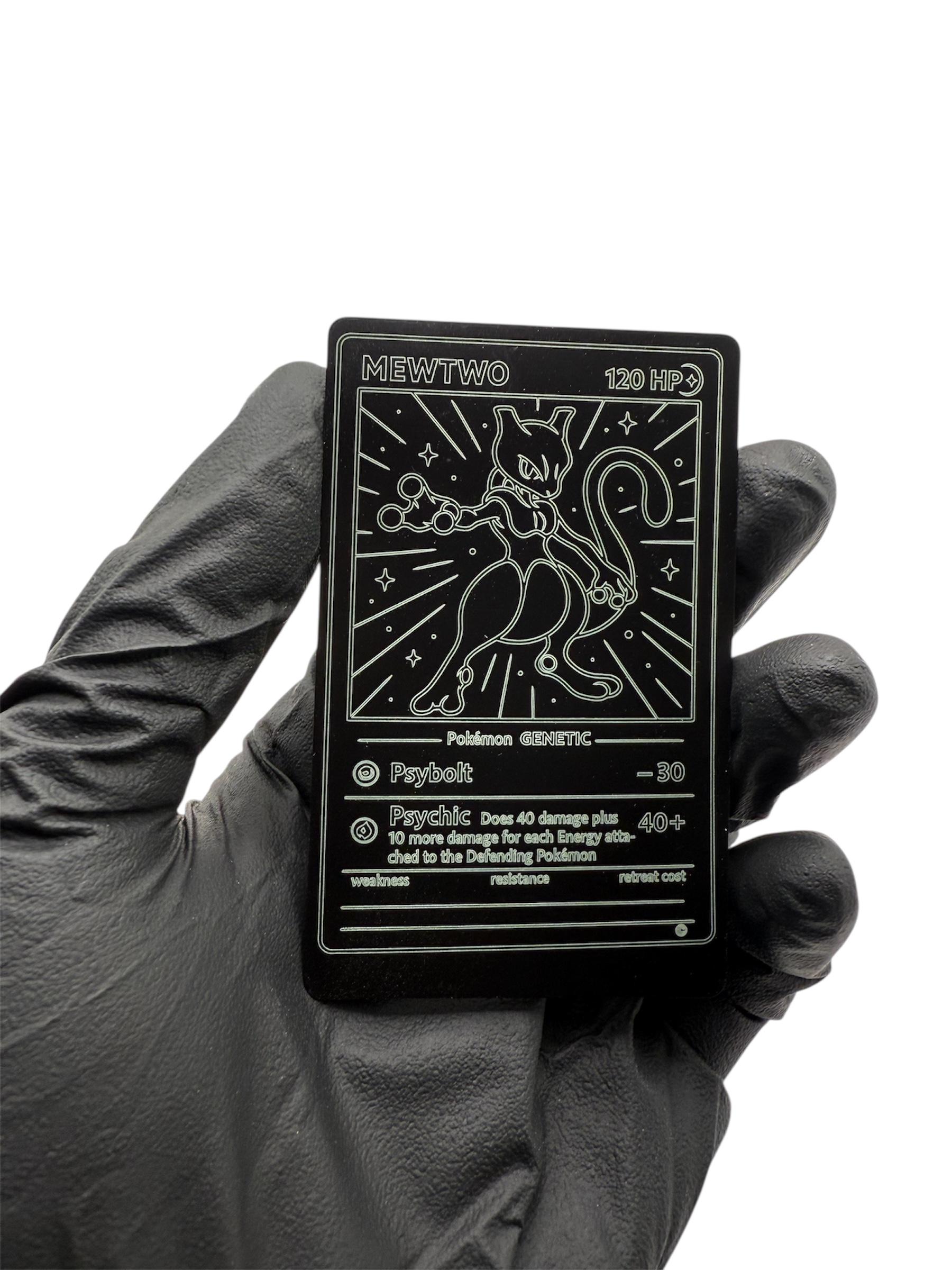 Mewtwo Metal Cards - Etsy Mewtwo Metal Cards - Etsy