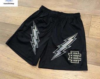 SweatWear Emanuel EE Basic Bolt Black Shorts – Authentic