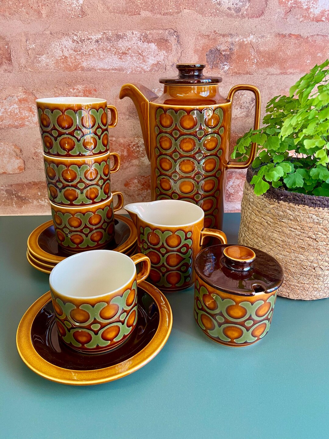 Hornsea Pottery Bronte Coffee Set. John Clappison. Vintage/retro Circa ...