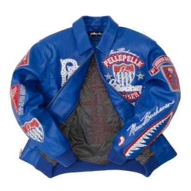 ジャケット・アウター Vintage 90s Y2K PellePelle leathe jkt Vintage: Pelle Pelle Leather Jacket - Marc Buchanan Hip Hop Bomber
