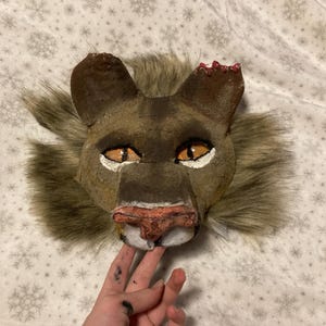 Felted Lion mask