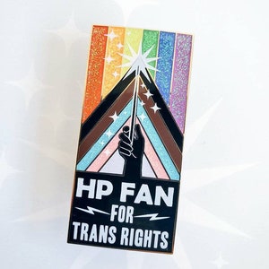 HP Fan for Trans Rights - Enamel pins, T-shirts, Charms, Stickers
