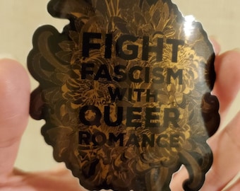 Fight Fascism with Queer Romance Stickers