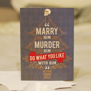 Trouw met hem, vermoord hem - Sherlock Holiday Cards