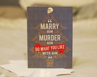 Marry Him, Murder Him - Sherlock Holiday Cards