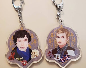 Sherlock and John Charms or Ornaments