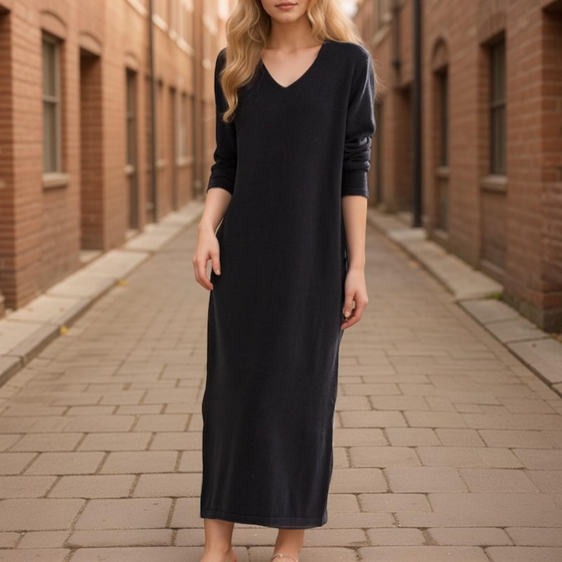 Brown Knit Women Dresses Etsy — free download
