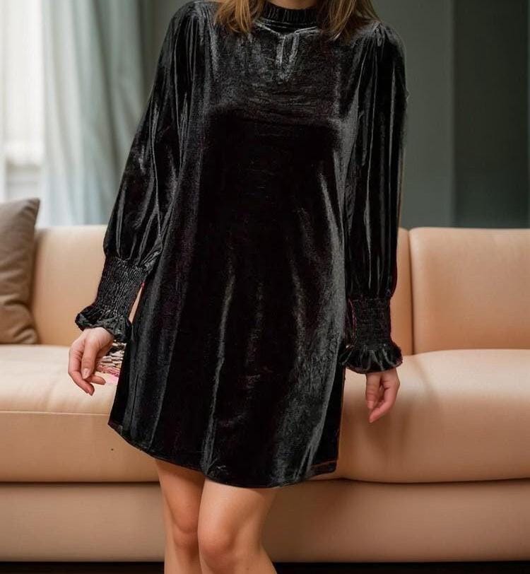 navy blue dress for baby girl Winter | Disturbia main image 1