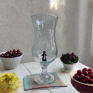 Penguin Cocktail / cocktailglas / partyglas / handgemaakt / murano