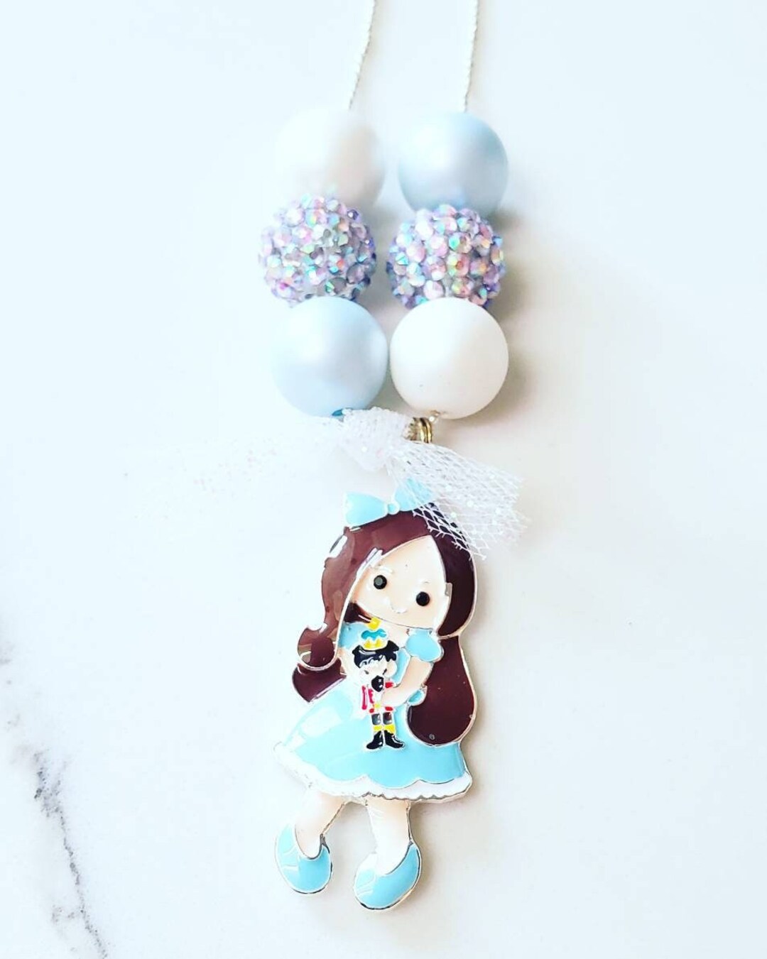 Clara Nutcracker Inspired Long Signature Necklace Etsy