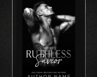 Mafia Romance Premade Book Cover | Anti-Hero Dark Romance — Tattooed Bad Boy Crime Boss Kindle Cover (Kindle Ready)