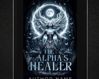 Fated Mates Wolf Shifter Premade Book Cover | Healer Heroine Paranormal Romance — Enchanted Forest Moon (Kindle Ready)