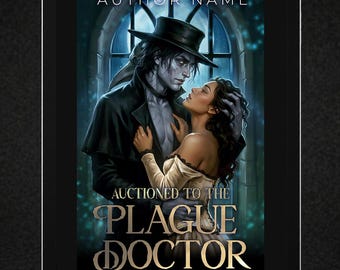 Monster Romance Premade Book Cover | Plague Doctor, Dark Captive, Gothic Hero (Kindle Ready)